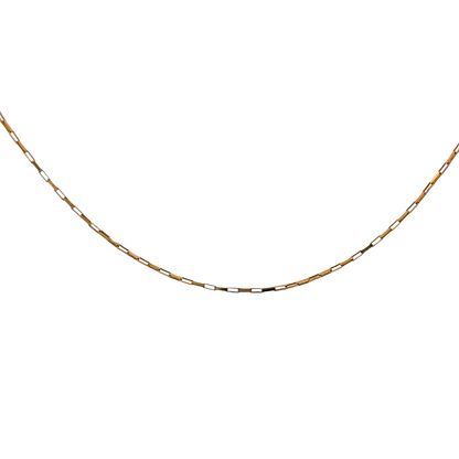 9ct yellow gold chain 1.2g (sh27660b)