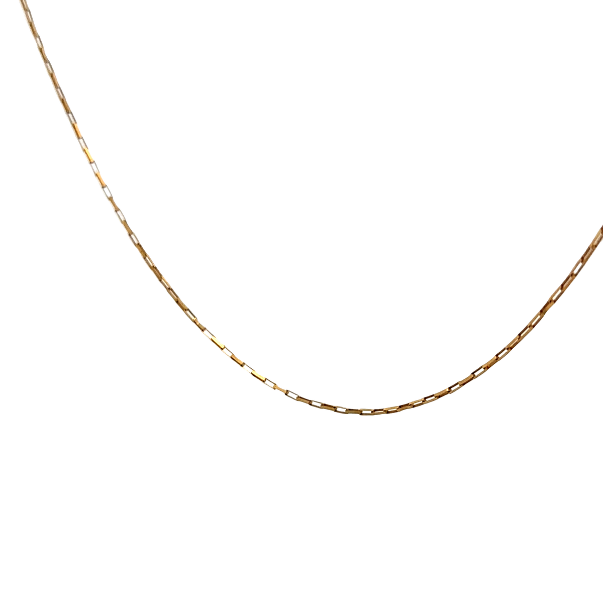 9ct yellow gold chain 1.2g (sh27660b)