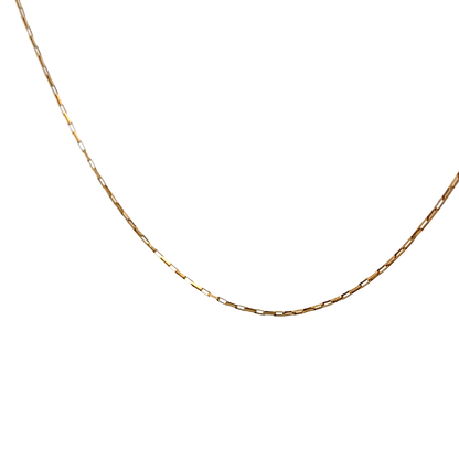 9ct yellow gold chain 1.2g (sh27660b)