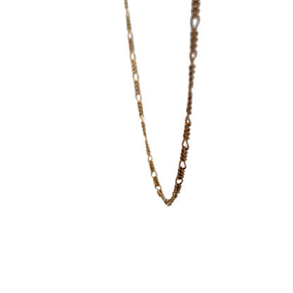 9ct yellow gold figaro chain 4.1g (sh26917b)