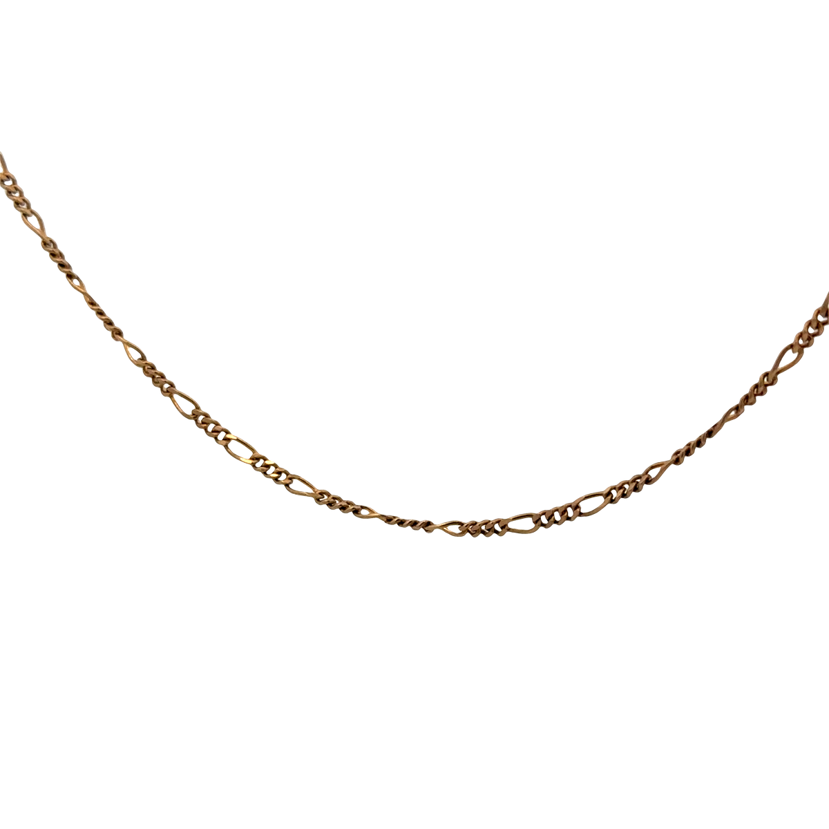 9ct yellow gold figaro chain 4.1g (sh26917b)