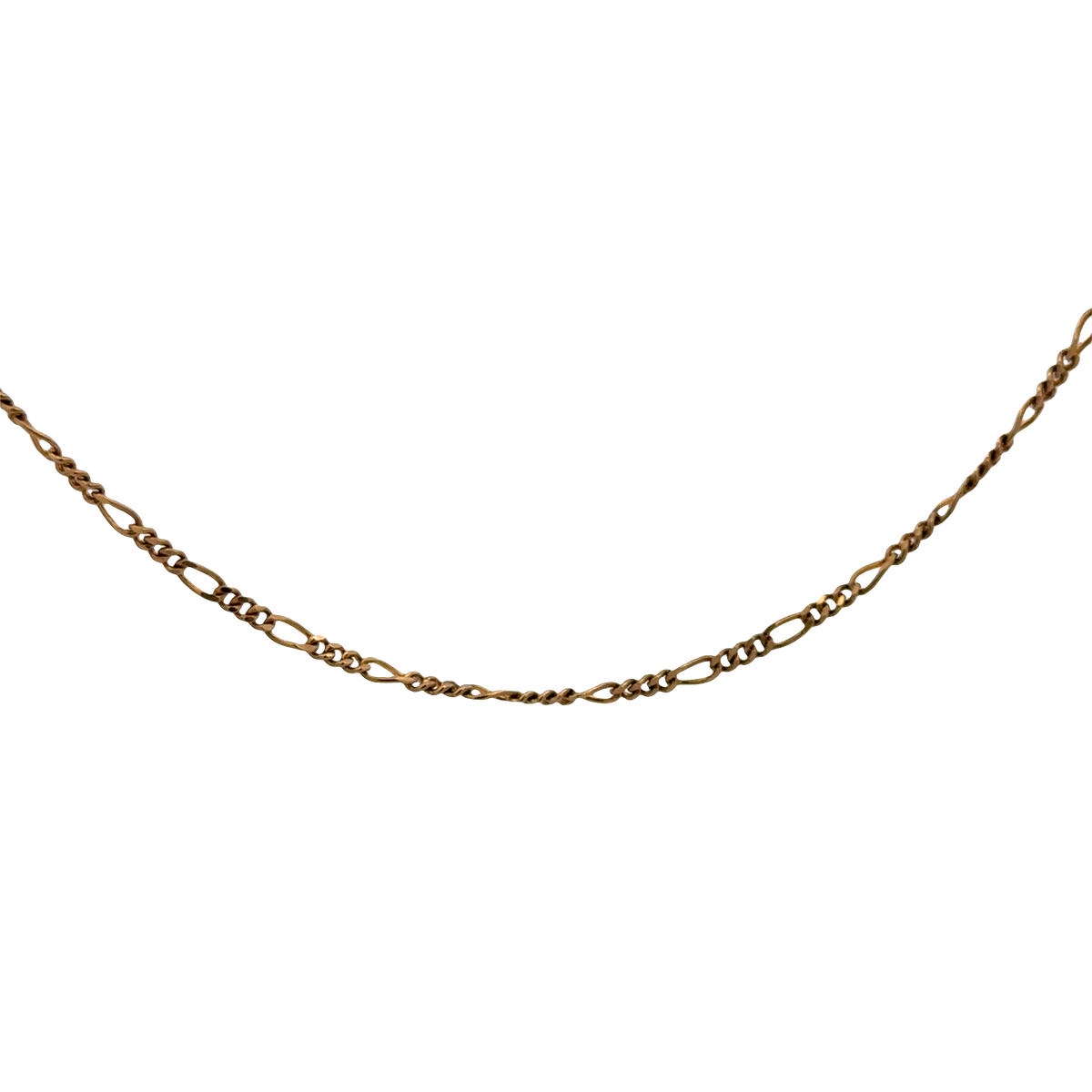 9ct yellow gold figaro chain 4.1g (sh26917b)