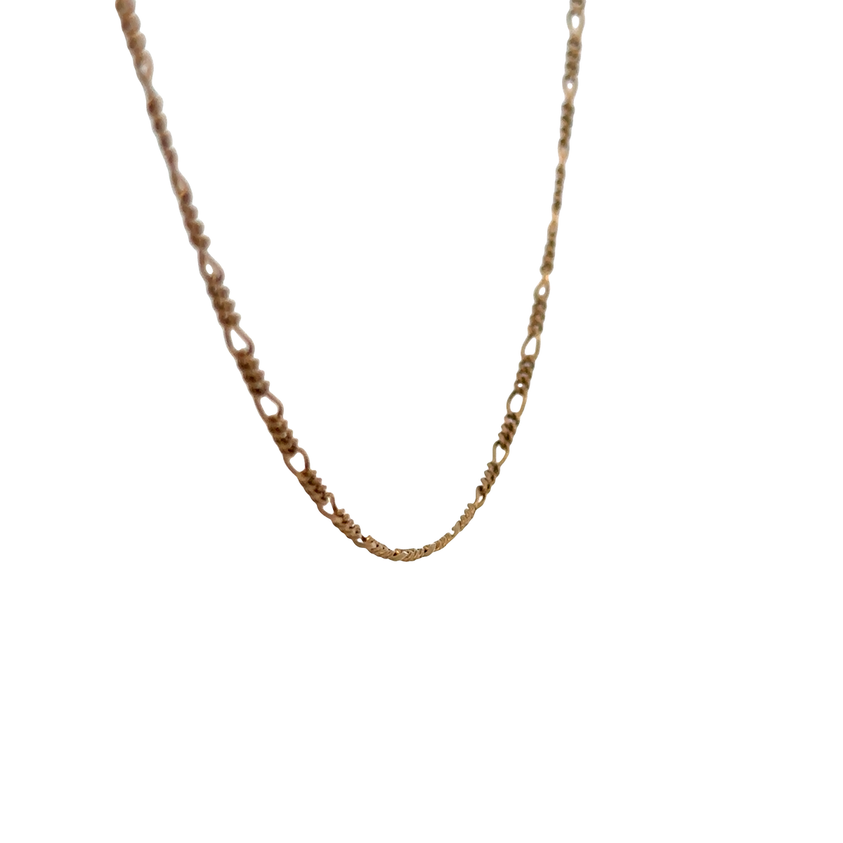 9ct yellow gold figaro chain 4.1g (sh26917b)