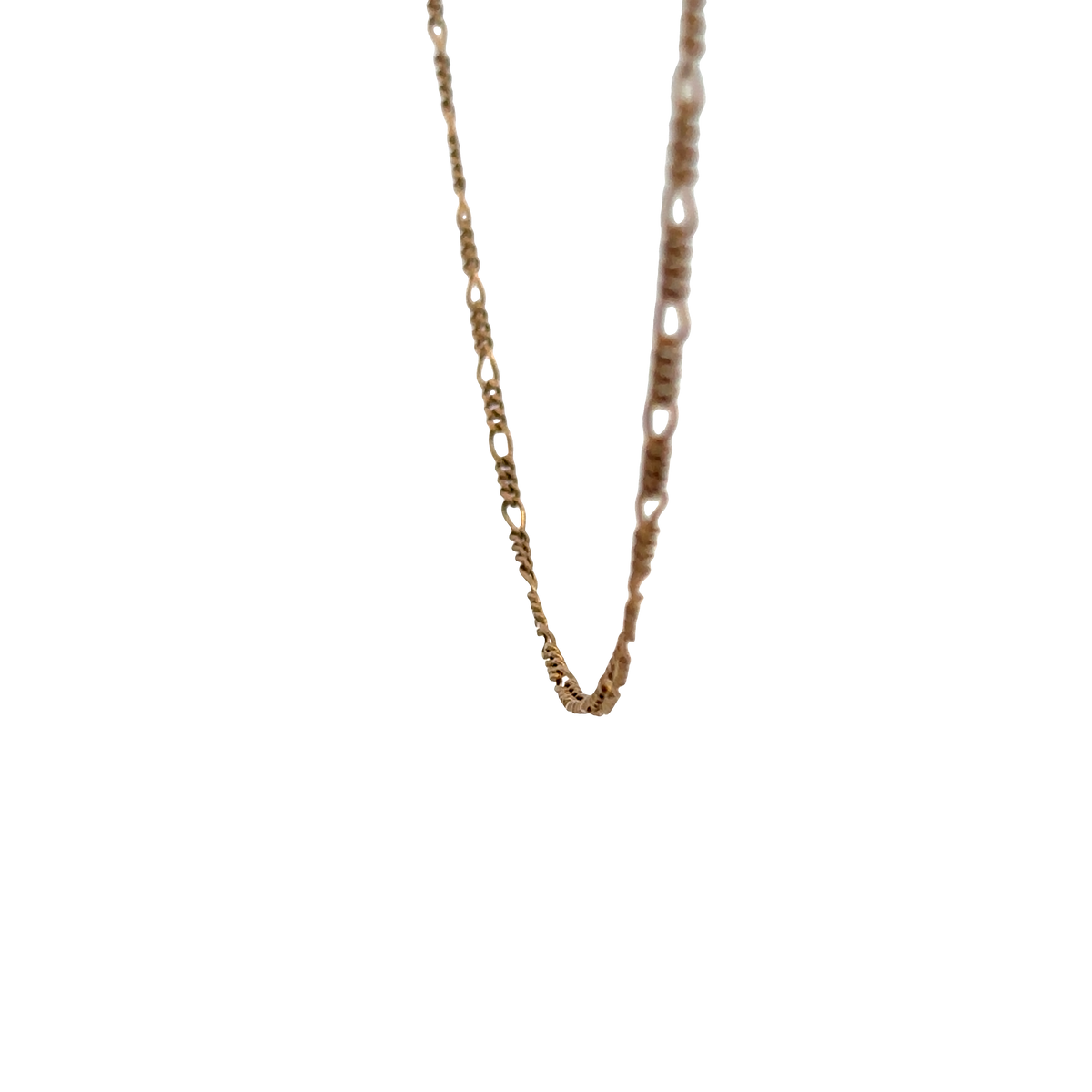 9ct yellow gold figaro chain 4.1g (sh26917b)