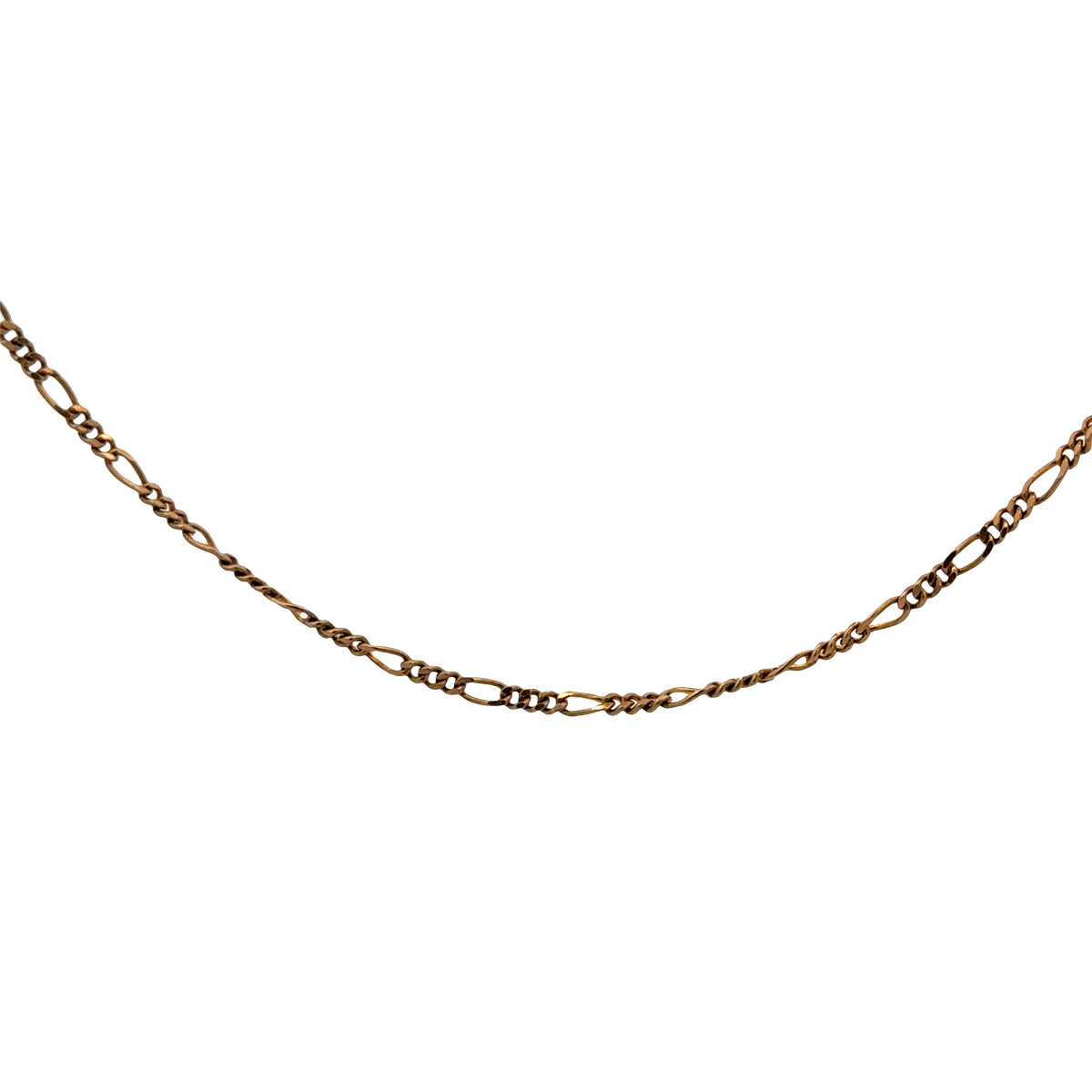 9ct yellow gold figaro chain 4.1g (sh26917b)