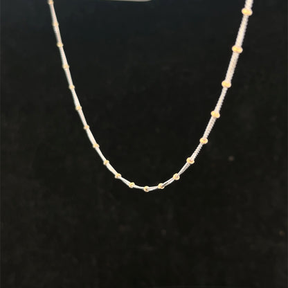 9ct white gold chain 2.7g (sh26287b)