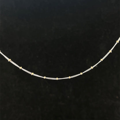 9ct white gold chain 2.7g (sh26287b)