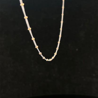 9ct white gold chain 2.7g (sh26287b)