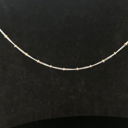 9ct white gold chain 2.7g (sh26287b)