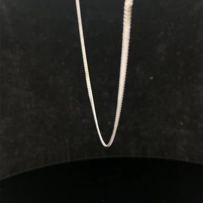 9ct white gold chain 3.2g (sh26745b)