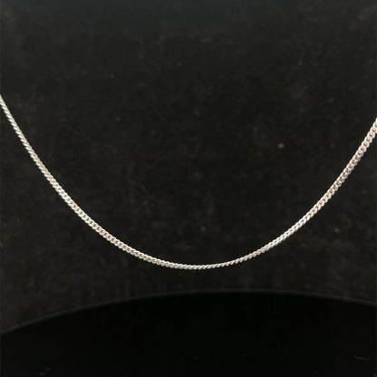 9ct white gold chain 3.2g (sh26745b)