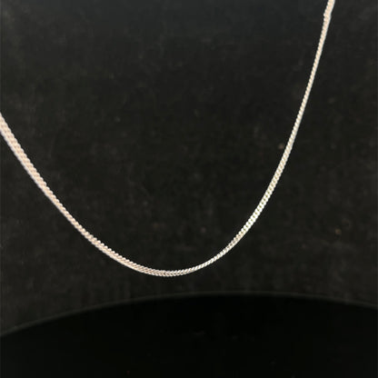 9ct white gold chain 3.2g (sh26745b)