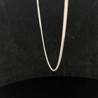 9ct white gold chain 3.2g (sh26745b)
