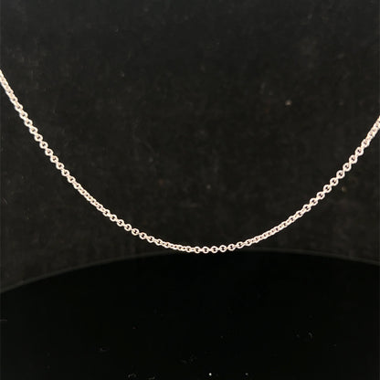 9ct white gold chain 3.3g (sh27744b)