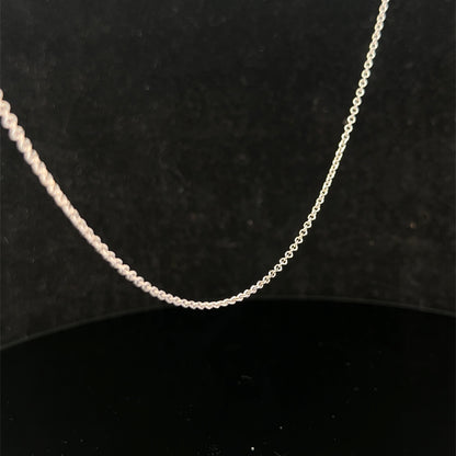 9ct white gold chain 3.3g (sh27744b)