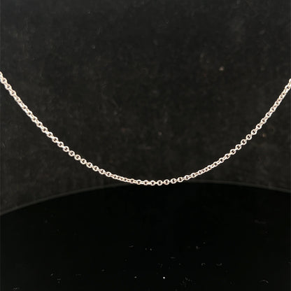 9ct white gold chain 3.3g (sh27744b)