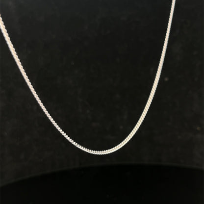 9ct white gold chain 4.1g (sh27743b)