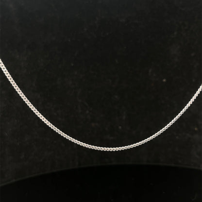 9ct white gold chain 4.1g (sh27743b)