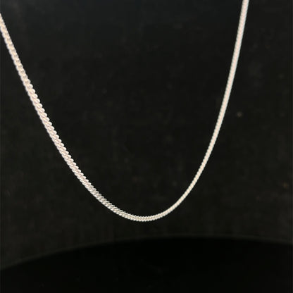 9ct white gold chain 4.1g (sh27743b)