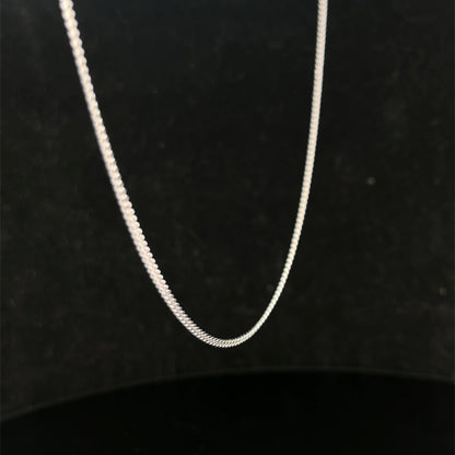 9ct white gold chain 4.1g (sh27743b)