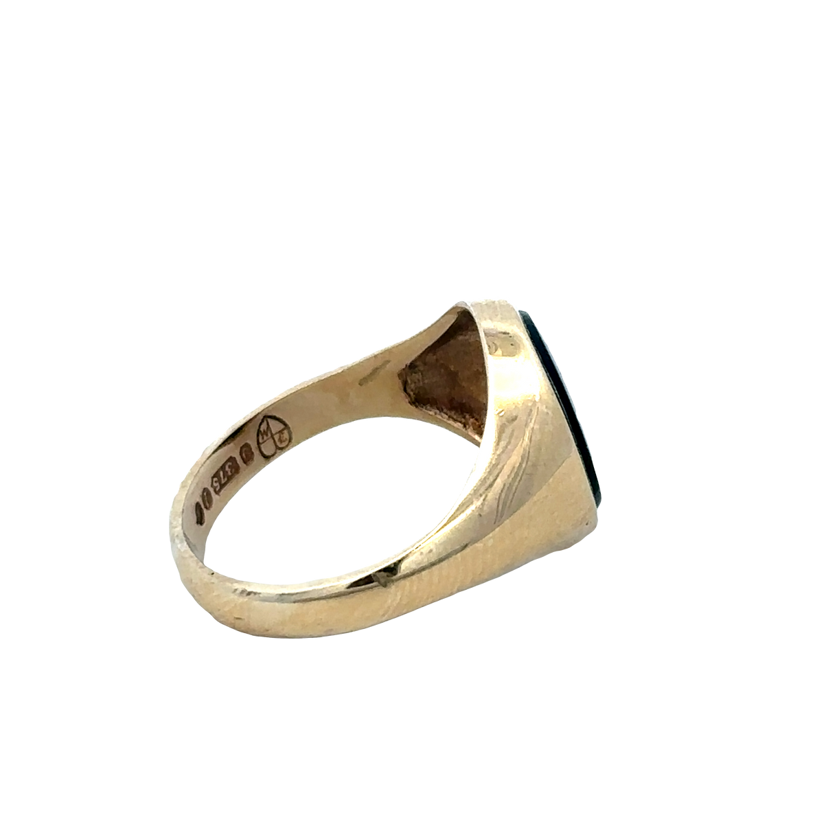 9ct yellow gold onyx signet ring sh27735b