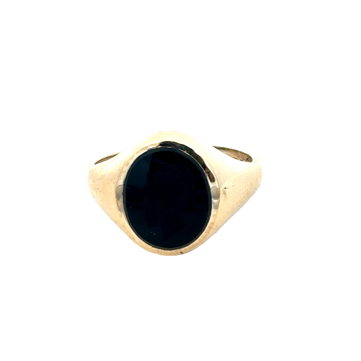 9ct yellow gold onyx signet ring sh27735b