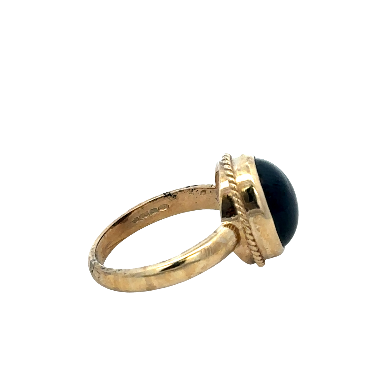 9ct yellow gold ring size N (sh27428b)