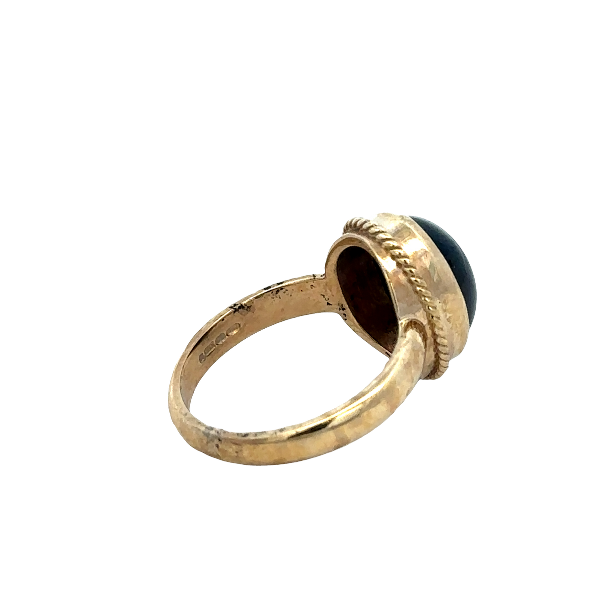 9ct yellow gold ring size N (sh27428b)