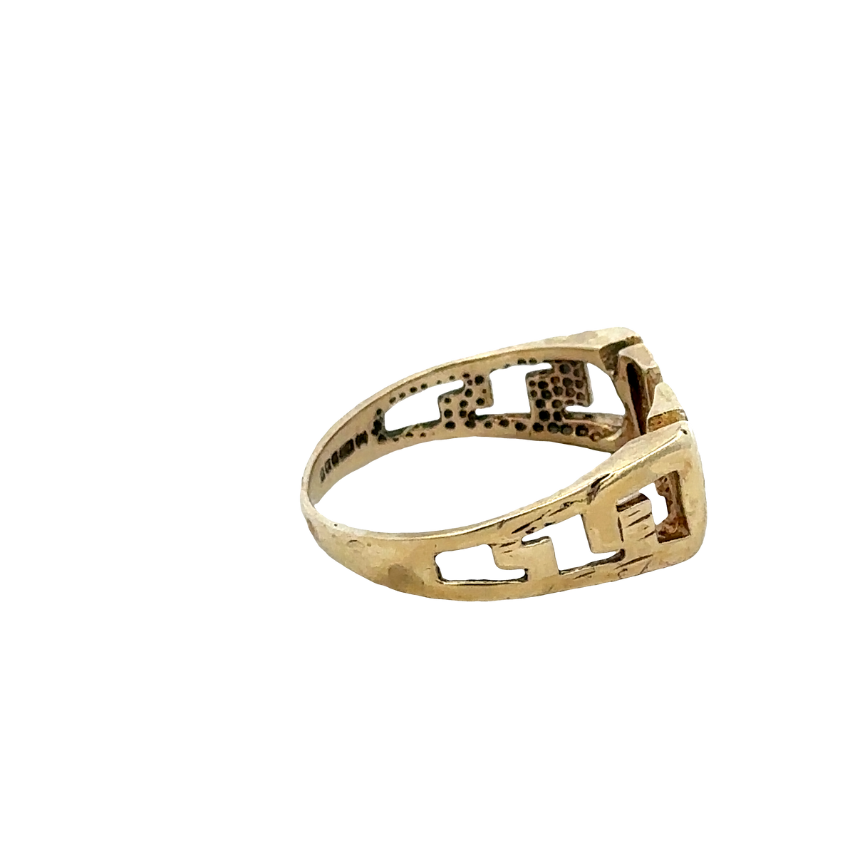 9ct yellow gold MUM ring size S1/2 (sh27658b)