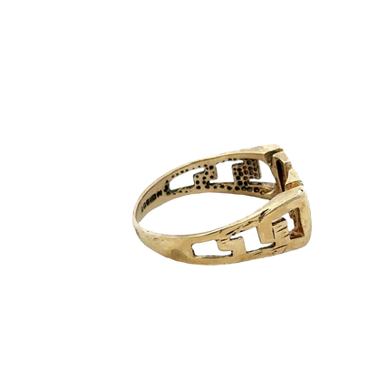 9ct yellow gold MUM ring size S1/2 (sh27658b)