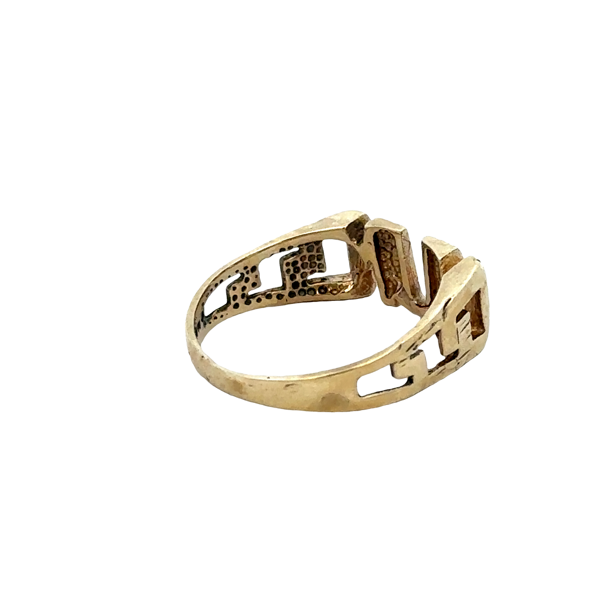 9ct yellow gold MUM ring size S1/2 (sh27658b)