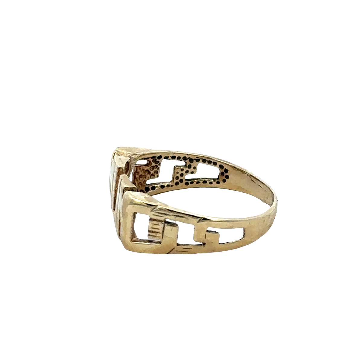 9ct yellow gold MUM ring size S1/2 (sh27658b)