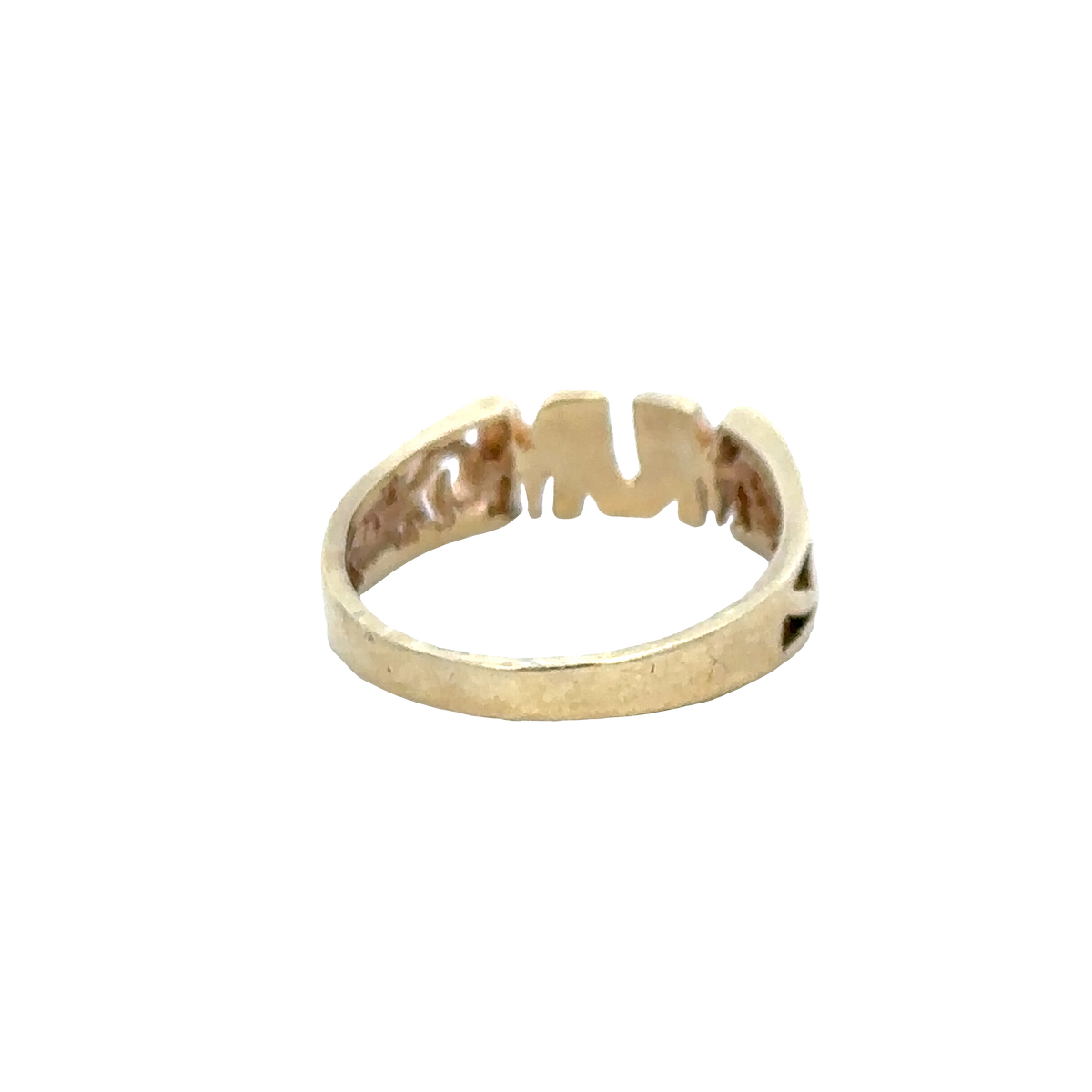 9ct yellow gold MUM ring size K (sh25762l)