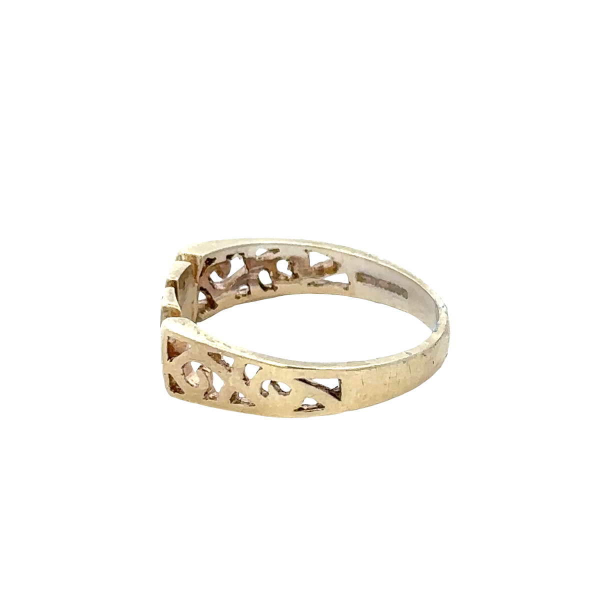 9ct yellow gold MUM ring size K (sh25762l)