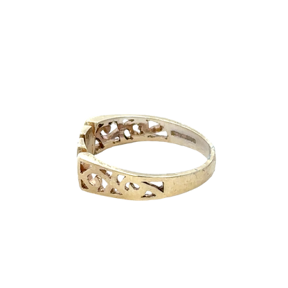 9ct yellow gold MUM ring size K (sh25762l)