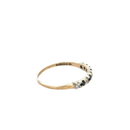 9ct yellow gold ring size N1/2 (sh25782l)
