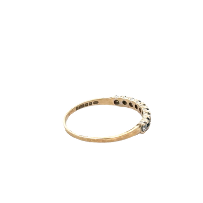 9ct yellow gold ring size N1/2 (sh25782l)