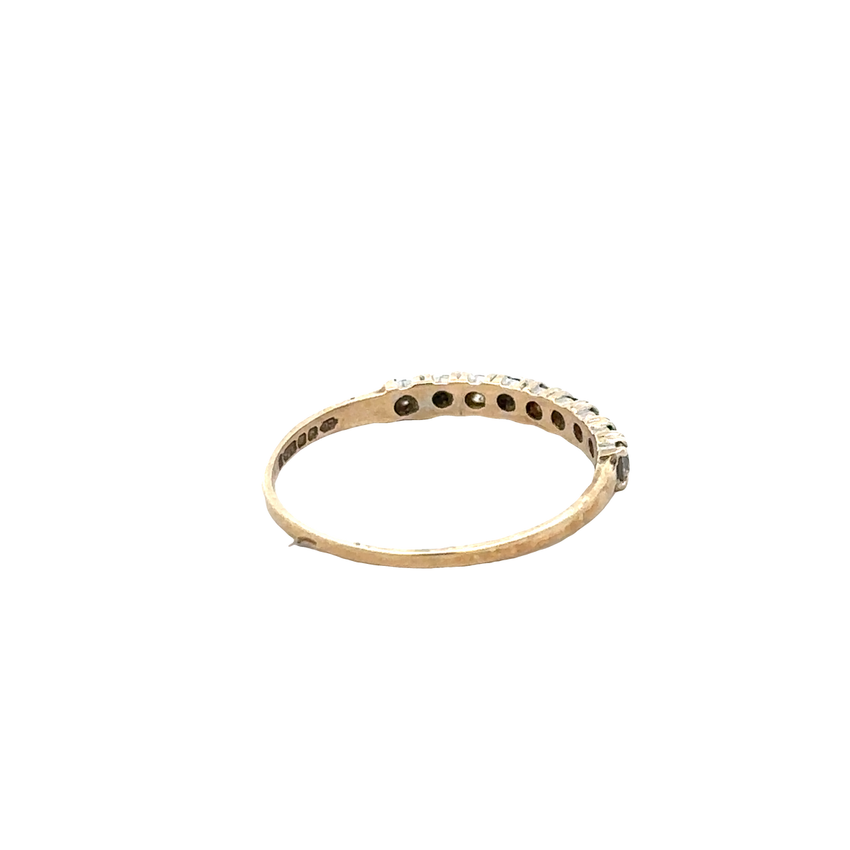 9ct yellow gold ring size N1/2 (sh25782l)