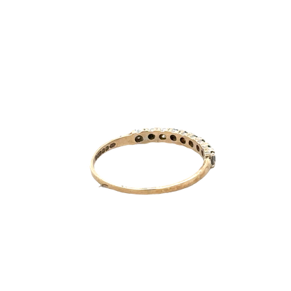 9ct yellow gold ring size N1/2 (sh25782l)