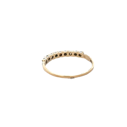 9ct yellow gold ring size N1/2 (sh25782l)