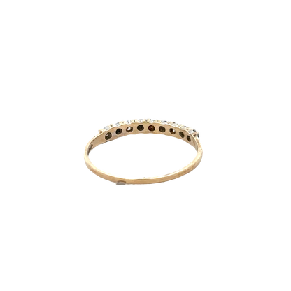 9ct yellow gold ring size N1/2 (sh25782l)