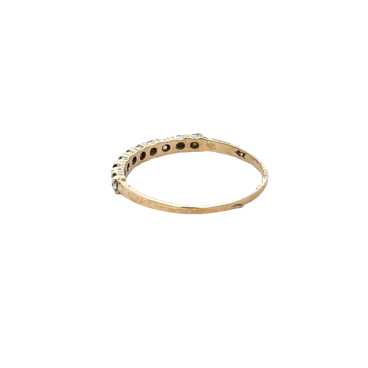 9ct yellow gold ring size N1/2 (sh25782l)