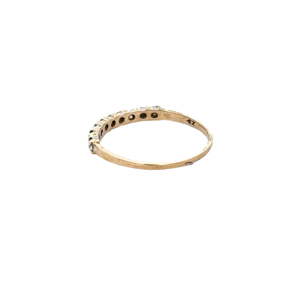 9ct yellow gold ring size N1/2 (sh25782l)