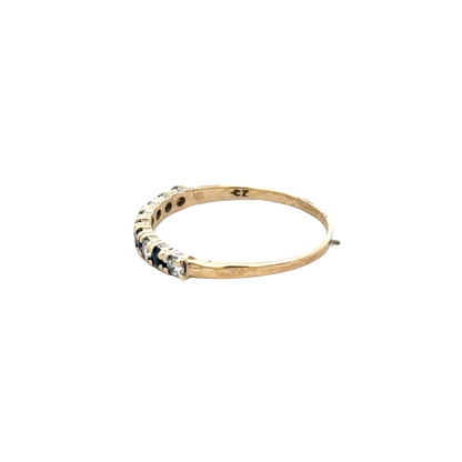 9ct yellow gold ring size N1/2 (sh25782l)