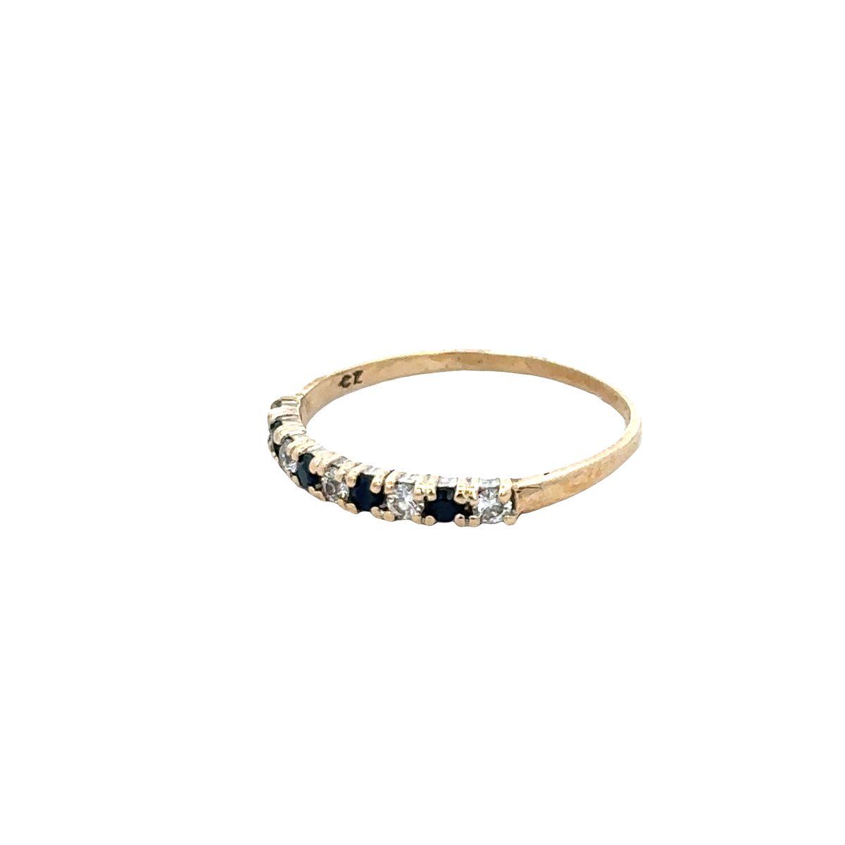 9ct yellow gold ring size N1/2 (sh25782l)