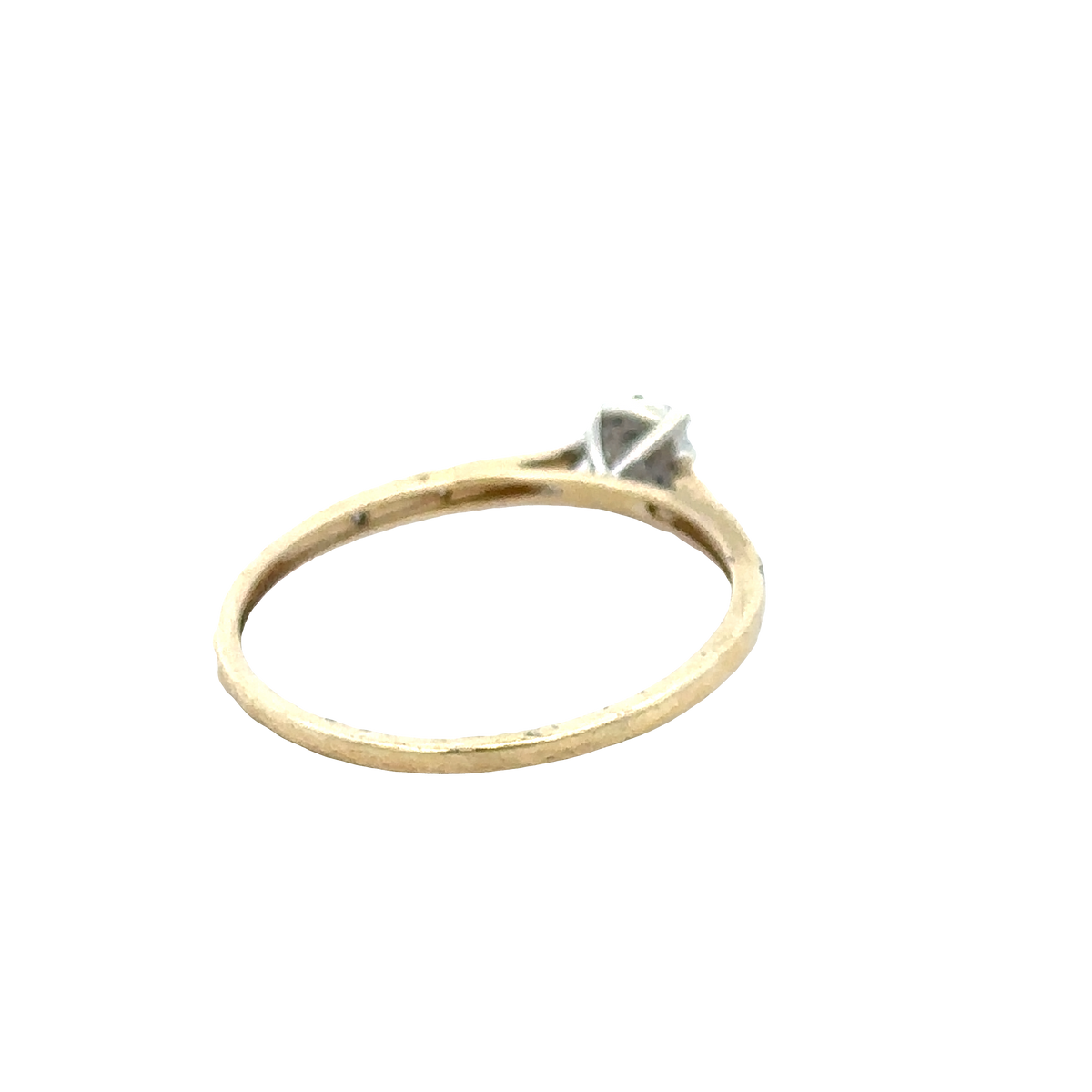 9ct yellow gold diamond ring size T (sh25771l)