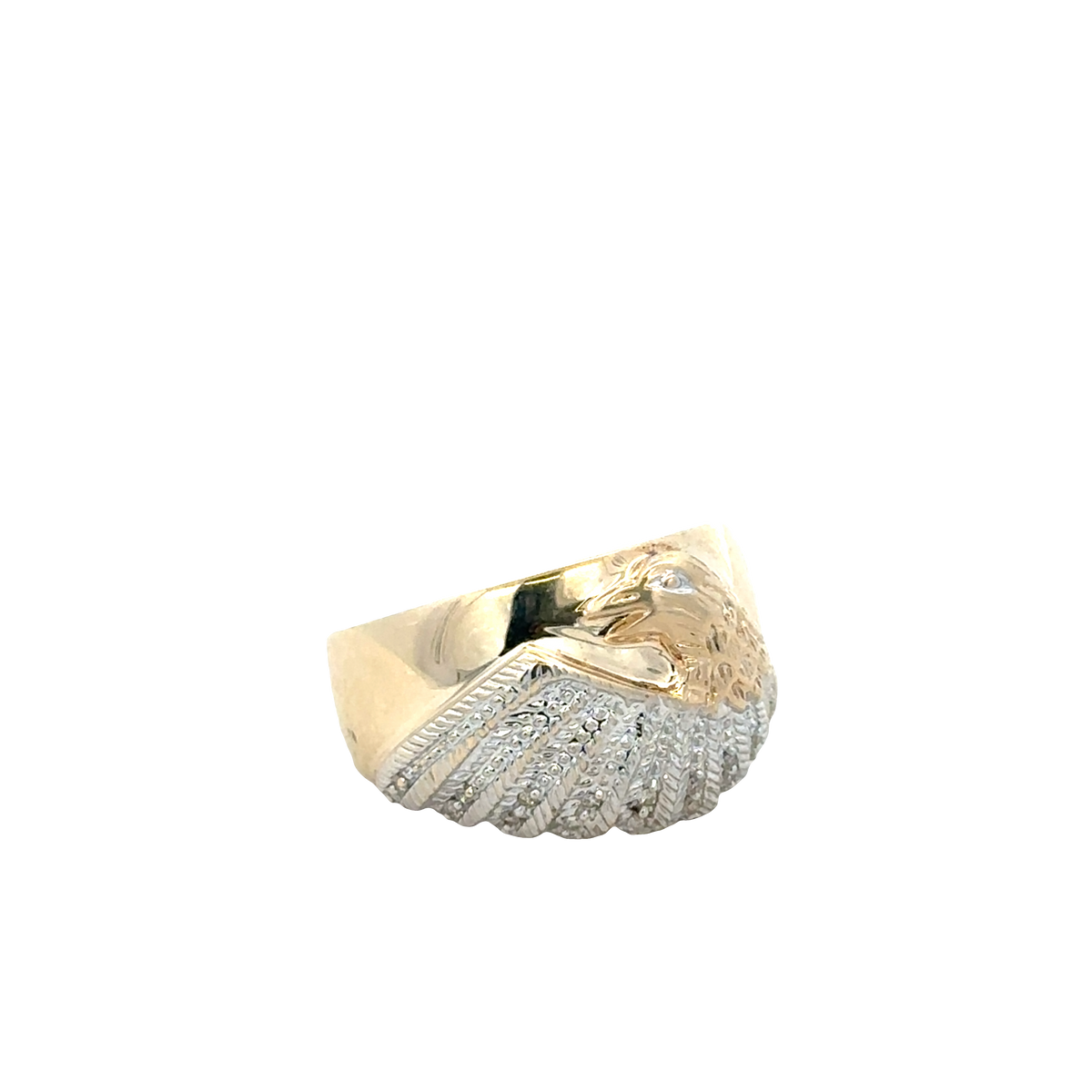 9ct yellow gold diamond ring size U1/2 (sh27825b)