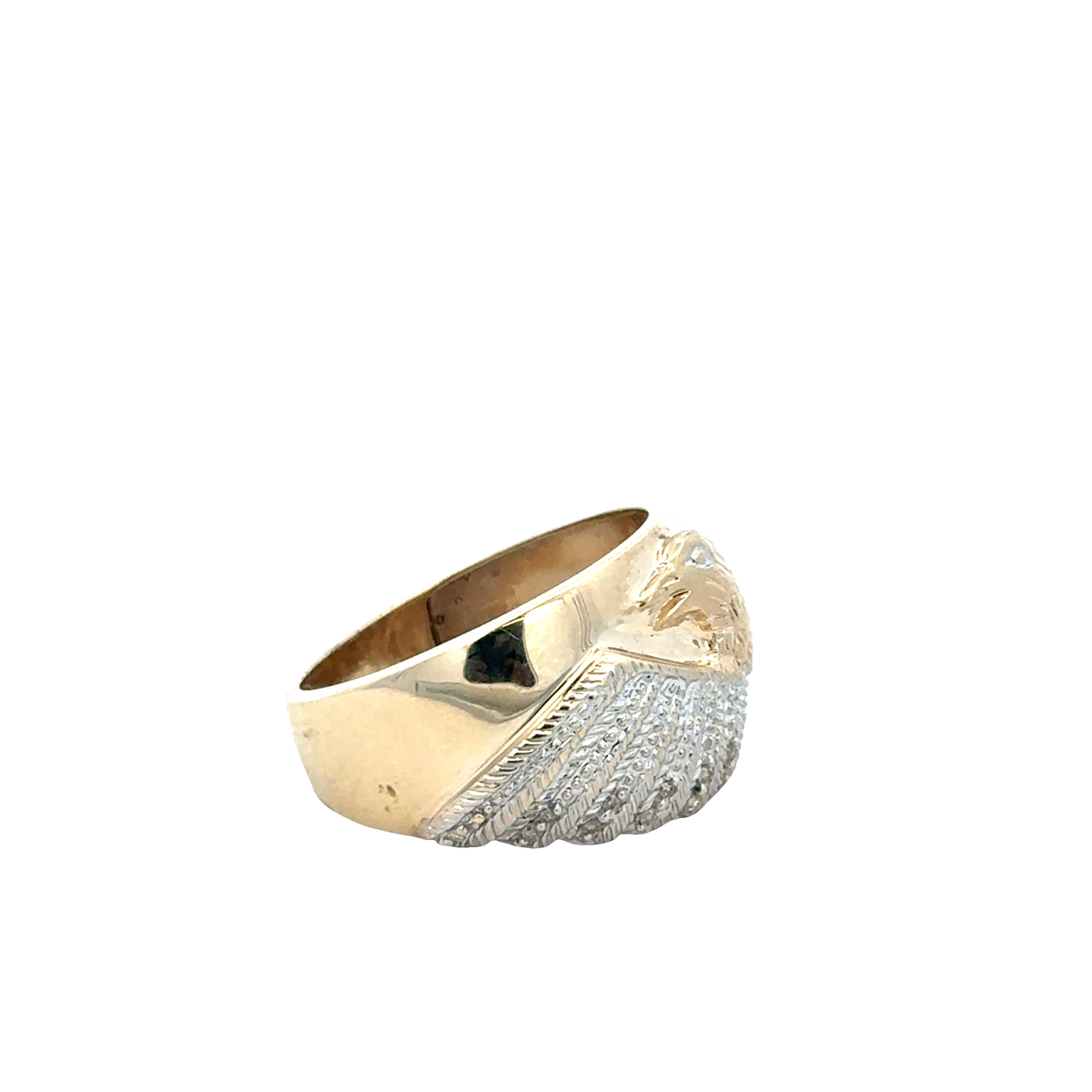 9ct yellow gold diamond ring size U1/2 (sh27825b)