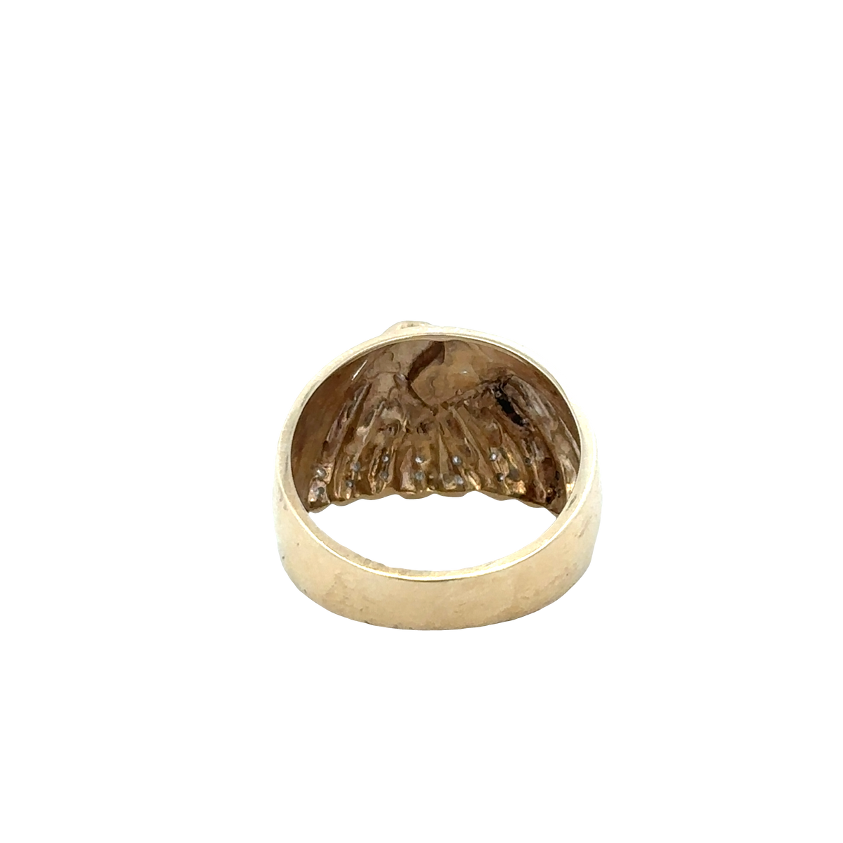 9ct yellow gold diamond ring size U1/2 (sh27825b)
