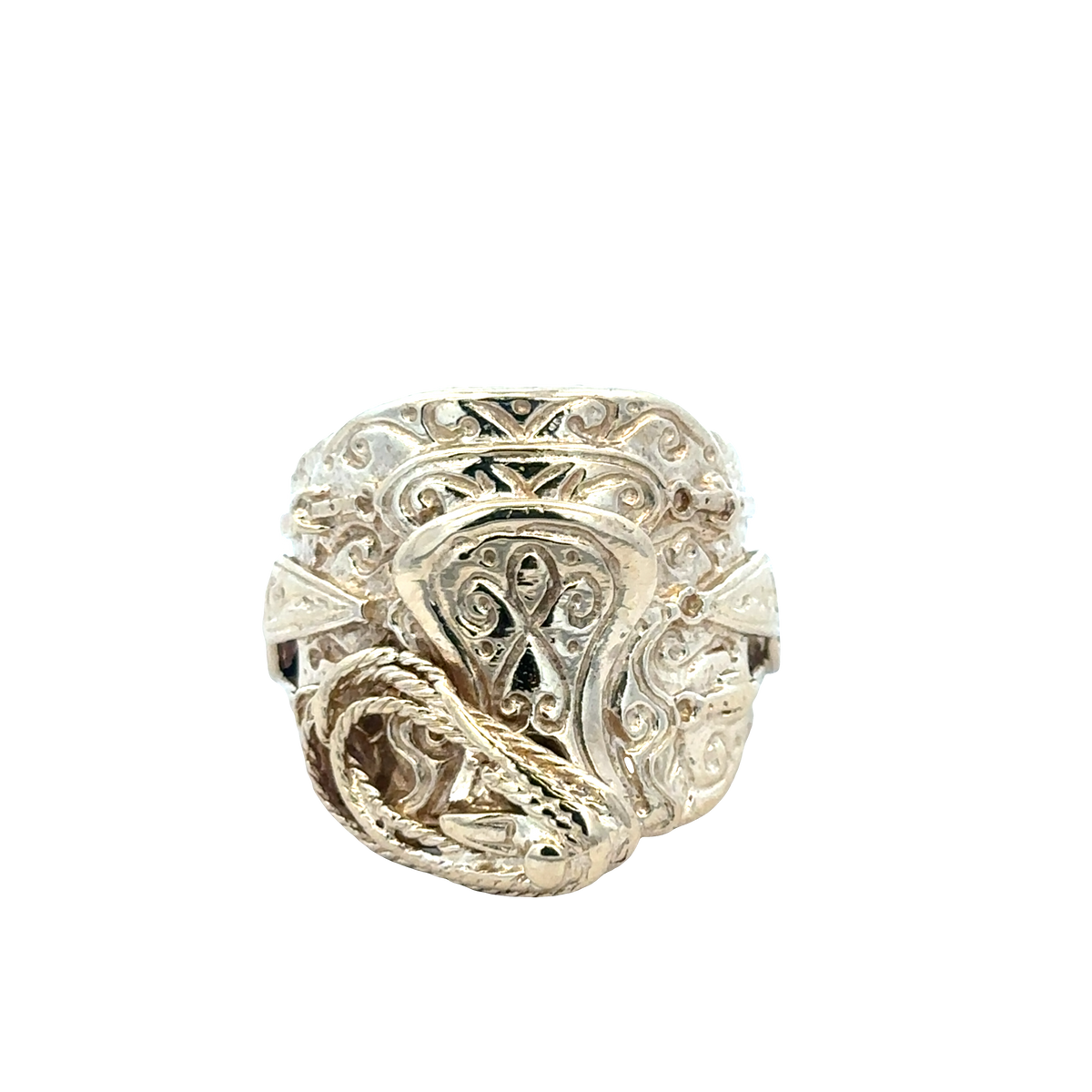 9ct yellow gold saddle ring size V1/2 (sh27836b)